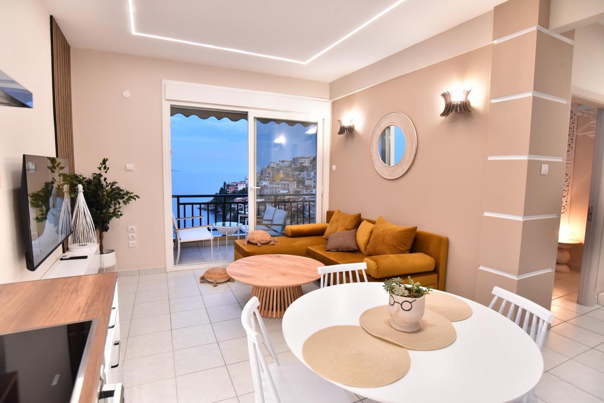 Infinity Blue Lux Suit Kavala Dış mekan fotoğraf